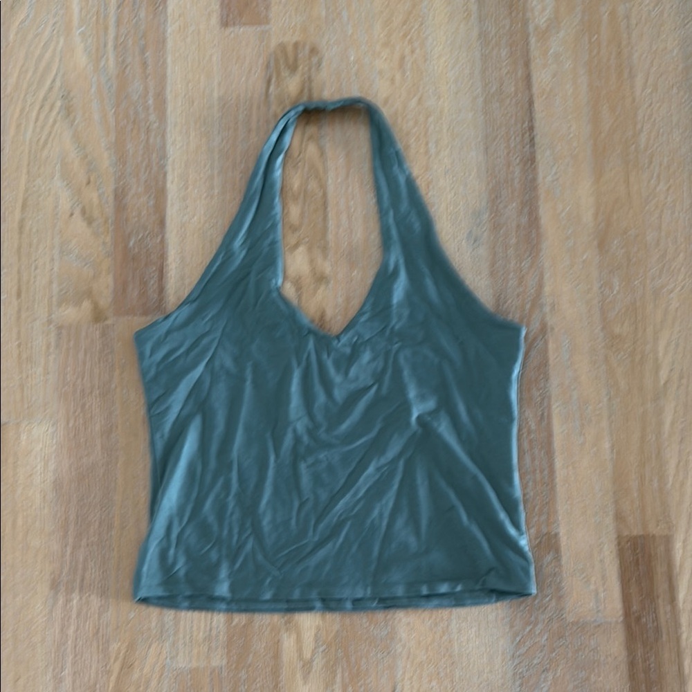 Cotton On Blue Sleeveless Backless Tank Top